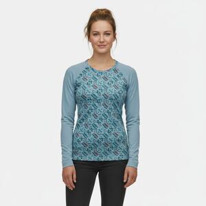 ❄️ NWT Patagonia Capilene Midweight Crew Icefall Blue – Size S